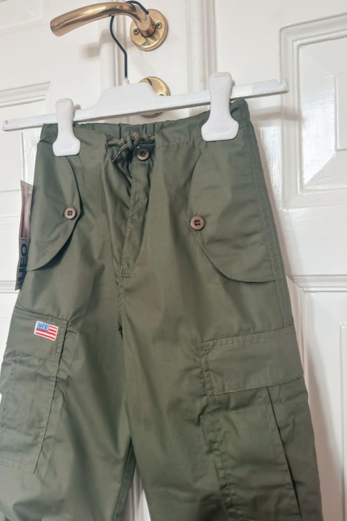 UFO KIDS, Cargo Wind pants, Olive